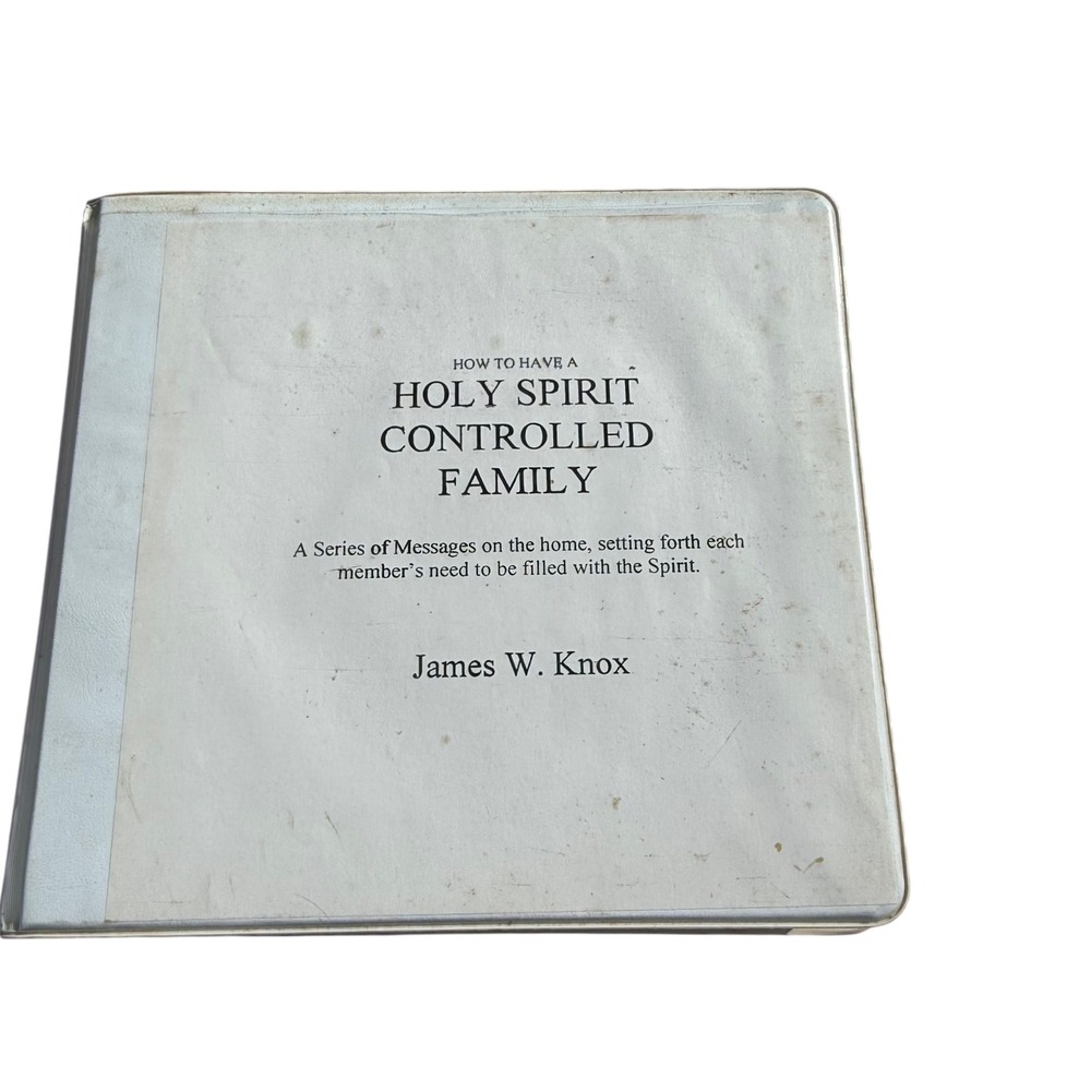 Holy Spirit Controlled Family Marriage Counseling Cassette Tapes Religion‎